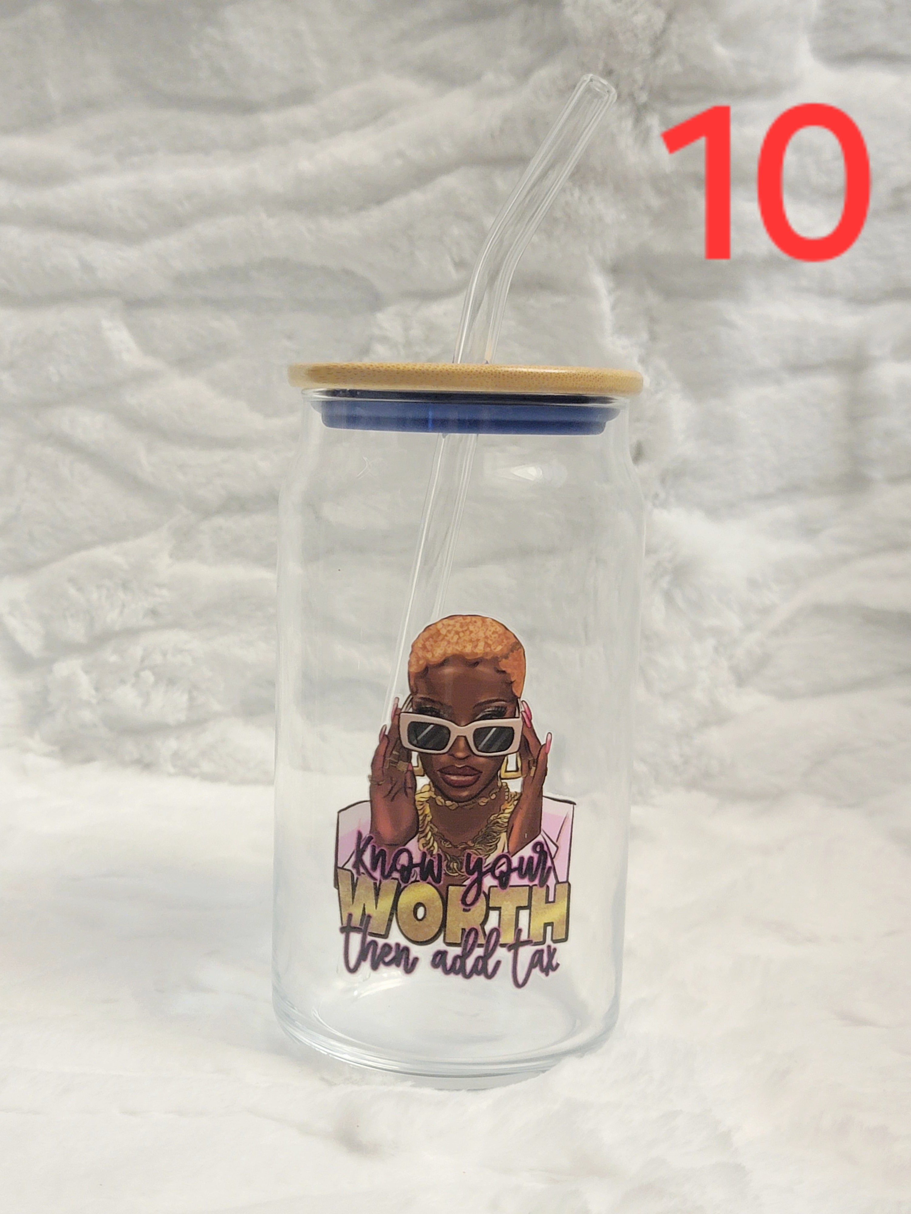 Affirmation Can Glass Tumblers