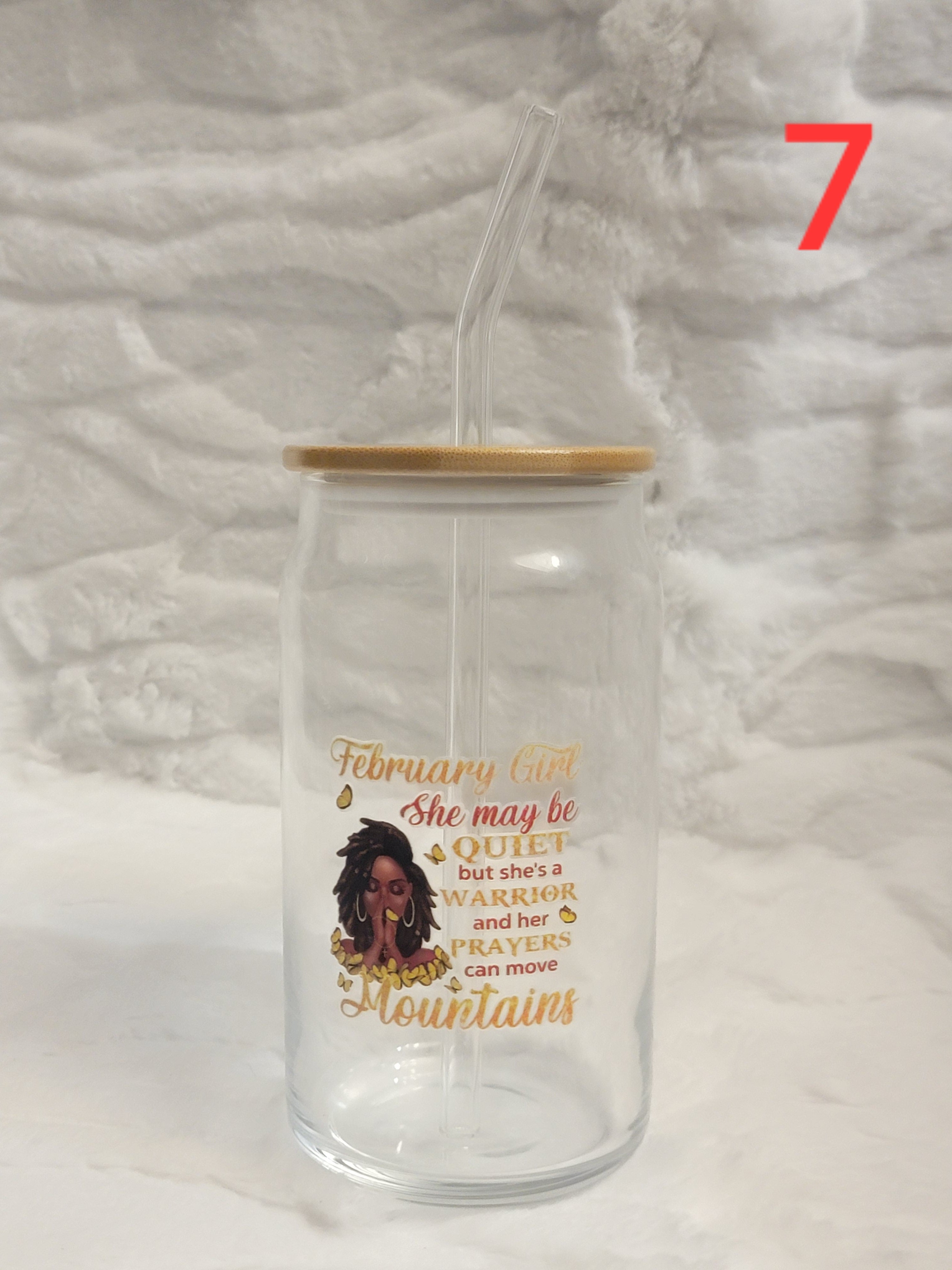 Affirmation Can Glass Tumblers