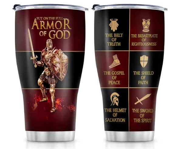 Armor Of God Stainless Steel Tumbler