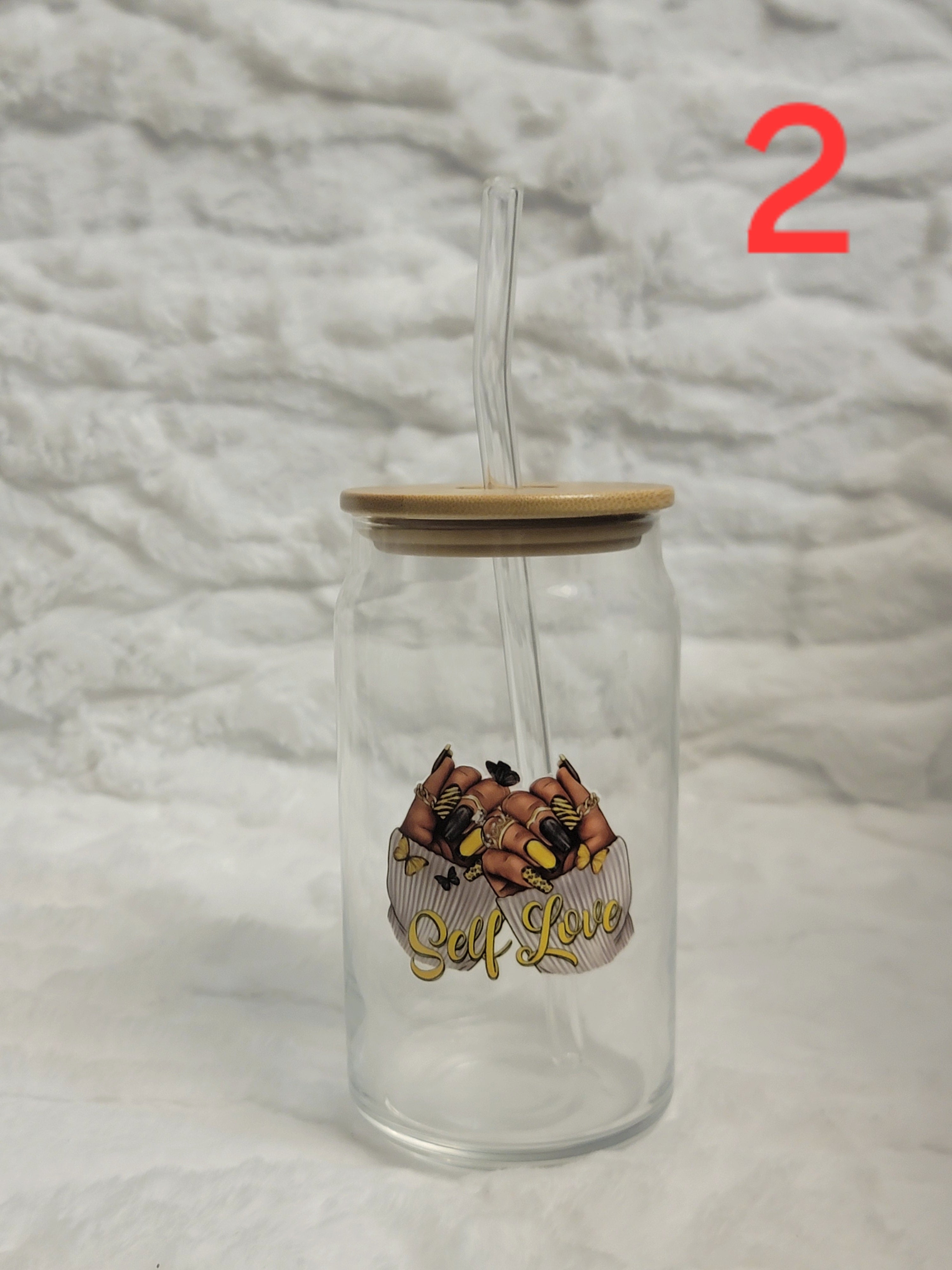 Affirmation Can Glass Tumblers