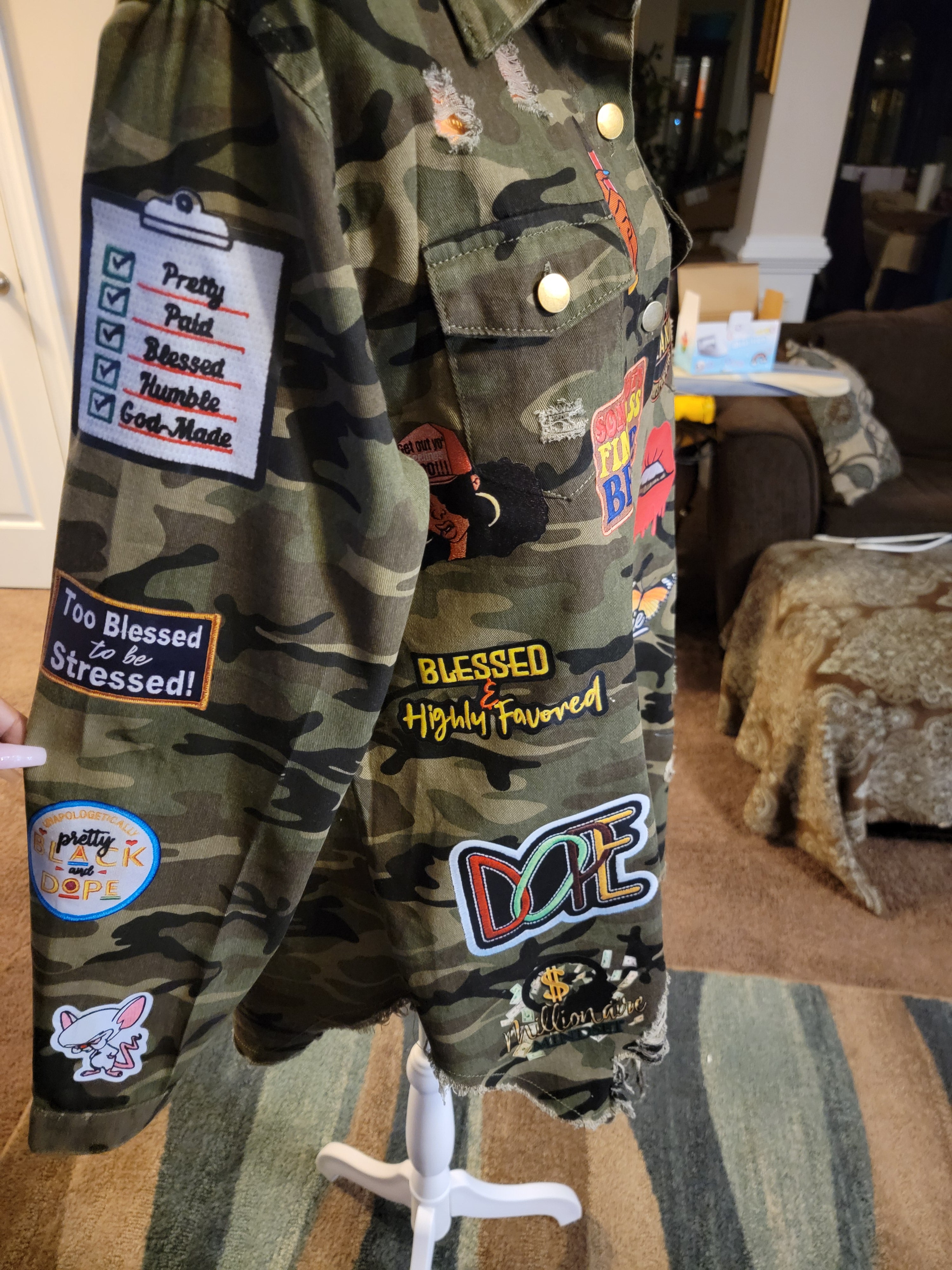 Custom Camo BDU Jacket