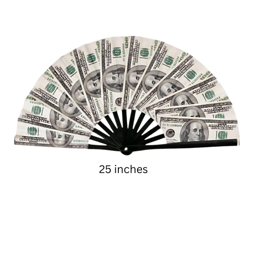 Money Clacking Folding Fans