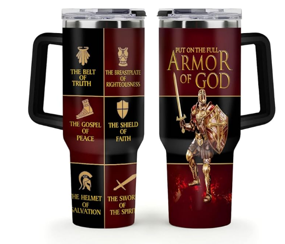 Armor Of God Stainless Steel Tumbler