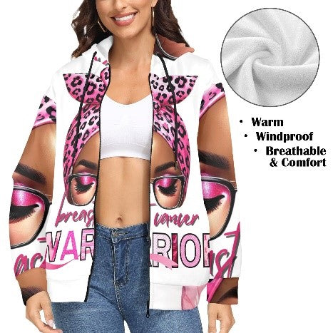 Breast Cancer Warrior Fleece Jacket