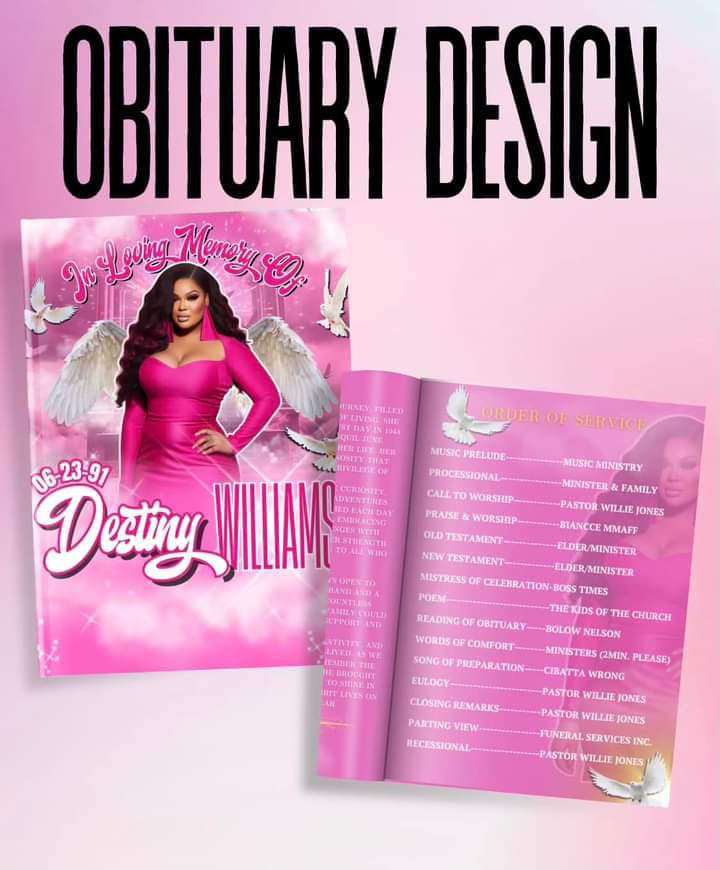 Custom Funeral Obituary