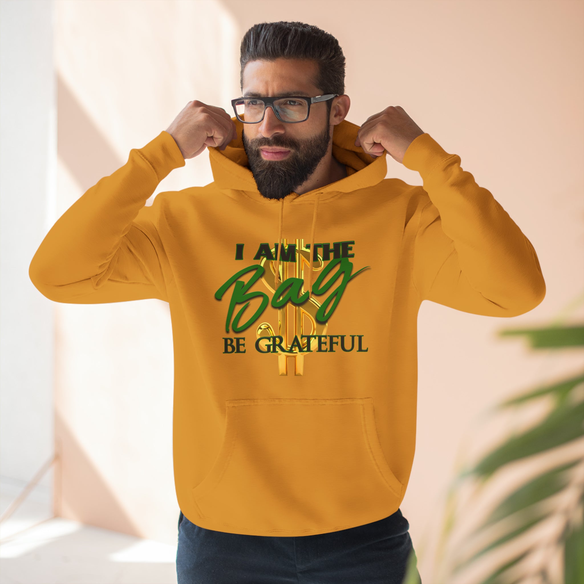 I am the Bag Hoodie (Unisex) Three-Panel Fleece Hoodie