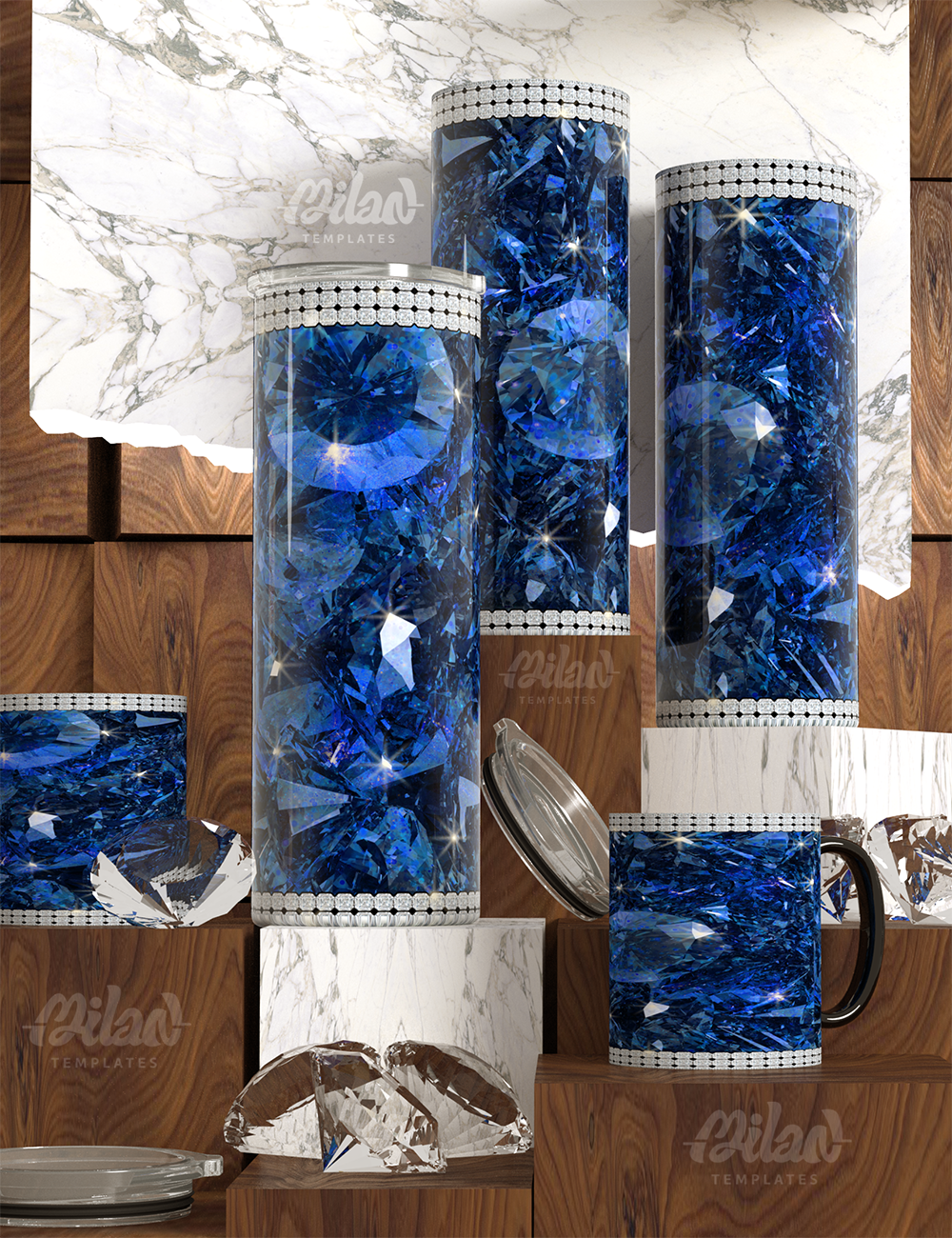 Gemstone Tumbler and Mug