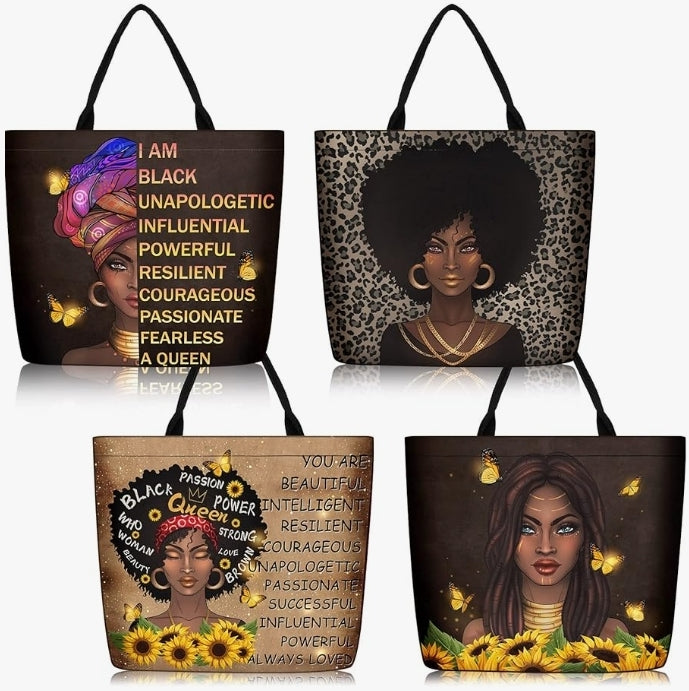 African American Tote Bags