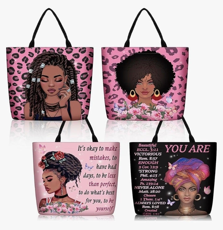 African American Tote Bags